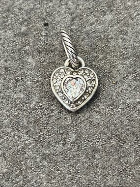 Brighton Swarovski Crystal Heart Charm